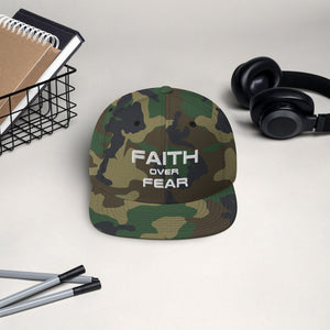FAITH OVER FEAR Snapback Hat